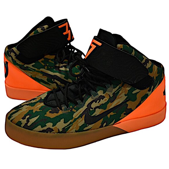 Kevin Durant 2014 KD Vulc Mid TXT GS Camo Youth Sneakers Size 6 - Picture 1 of 7